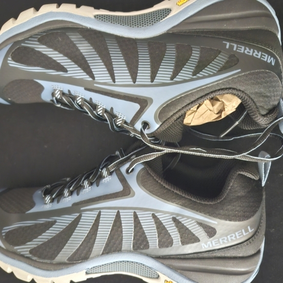 Merrell Black and Gray Athletic Shoes Worn Once - Picture 3 of 5